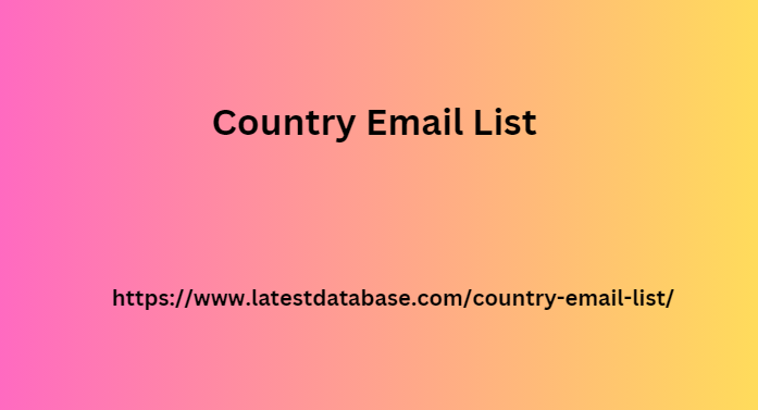 Country Email List