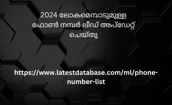 2024 ലോകമെമ്പാടുമുള്ള ഫോൺ നമ്പർ ലീഡ് അപ്ഡേറ്റ് ചെയ്തു1