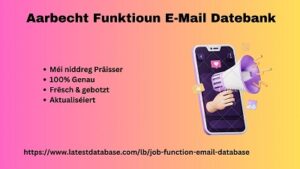 Aarbecht Funktioun E-Mail Datebank