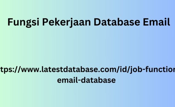 Fungsi Pekerjaan Database Email