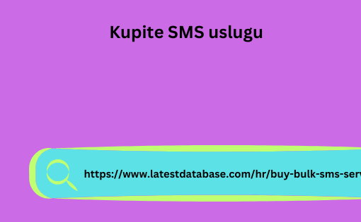 Kupite SMS uslugu