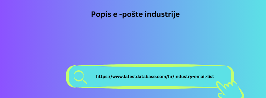 Popis e -pošte industrije